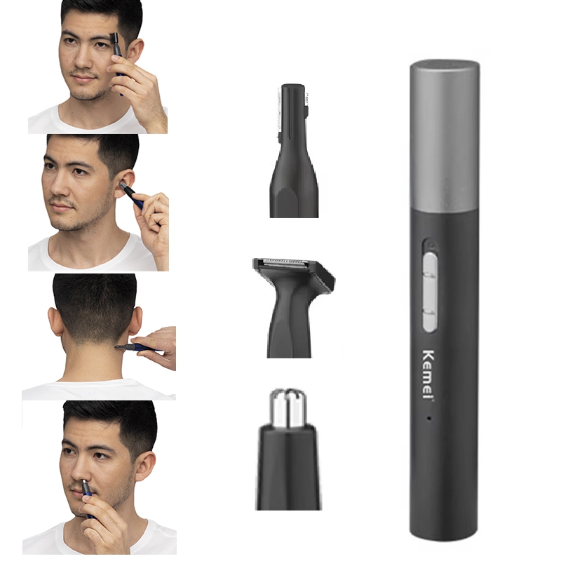 Nose Hair Trimmer - Recortadora de Vello Nasal Recargable Kemei