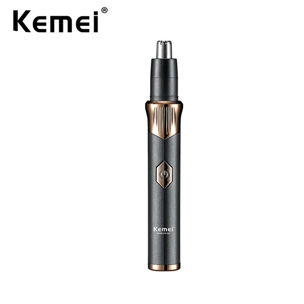Nose Hair Trimmer - Kemei-recortador de pelo eléctrico recargable para