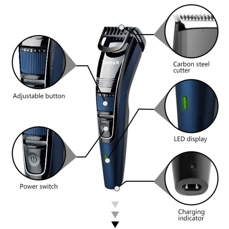 Kemei 632 Recortadora de Barba - Men'S Face Grooming reseña y precio
