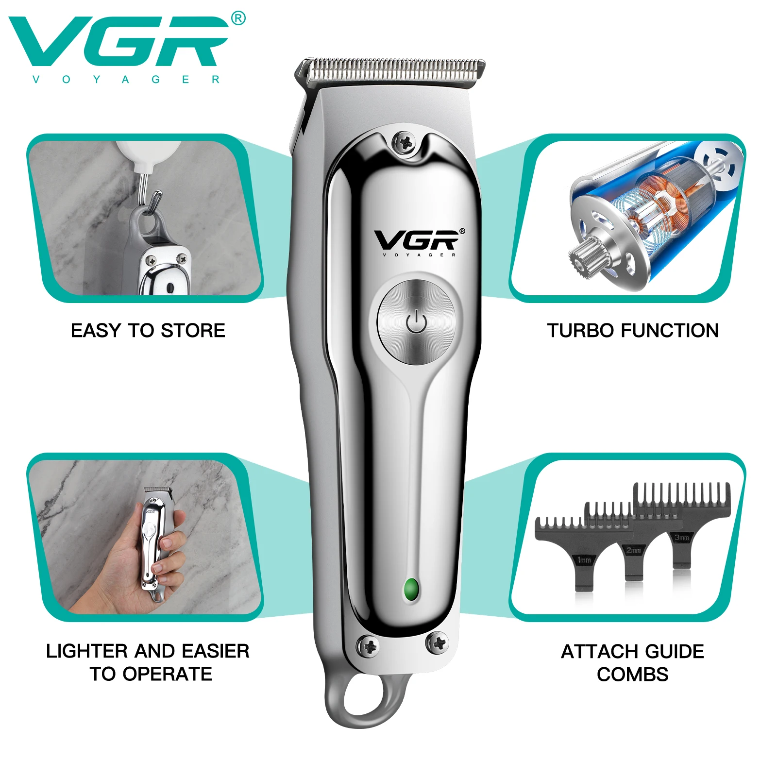 VGR-cortadora de pelo profesio - Men'S Face Grooming reseña y precio