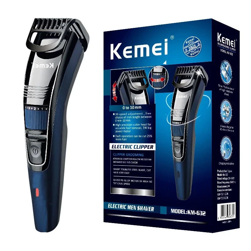 Recortadora de Barba Kemei 632 - Men'S Face Grooming reseña y precio